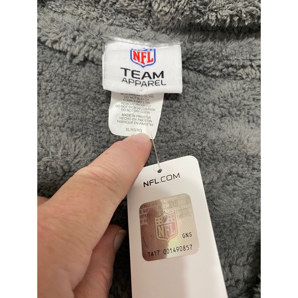 NFL Team Apparel Los Angeles Chargers Sherpa Lined Full Zip Hoodie Men's XL - Picture 2 of 7